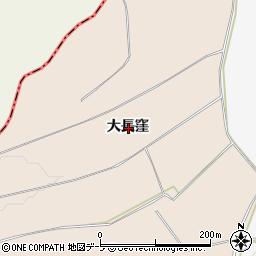 青森県八戸市豊崎町大長窪周辺の地図