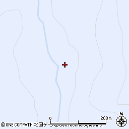 櫛石沢周辺の地図