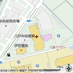 有限会社岩村商店　八食センター周辺の地図