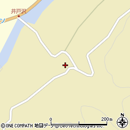 青森県平川市切明（上井戸）周辺の地図