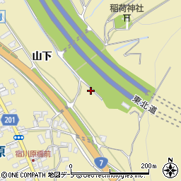 青森県南津軽郡大鰐町宿川原山下26-2周辺の地図