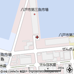 株式会社八戸魚市場　漁船部事務所周辺の地図