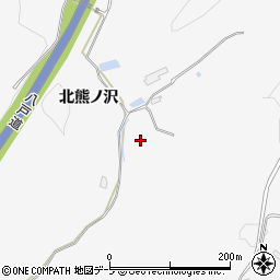 青森県八戸市尻内町北熊ノ沢周辺の地図