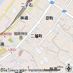 青森県八戸市鮫町二見町周辺の地図