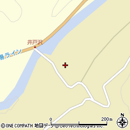 青森県平川市切明上井戸42周辺の地図