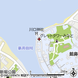 青森県八戸市湊町下条50周辺の地図