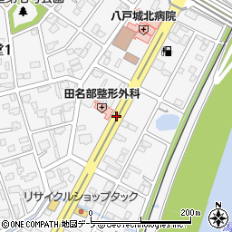 田名部整形前周辺の地図