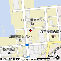 八戸臨港倉庫周辺の地図