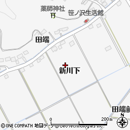 青森県八戸市尻内町新川下周辺の地図