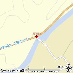 井戸沢周辺の地図