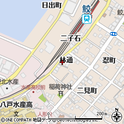 青森県八戸市鮫町二子石2周辺の地図