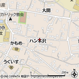 青森県八戸市鮫町ハン木沢8周辺の地図
