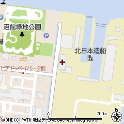 北日本造船株式会社　労働組合周辺の地図