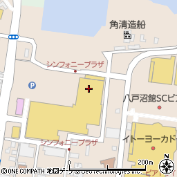 ユニクロシンフォニープラザ八戸沼館店周辺の地図