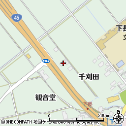 青森県八戸市河原木千刈田12周辺の地図