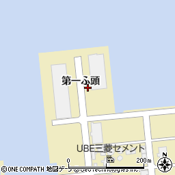 青森県八戸市築港街第一ふ頭周辺の地図