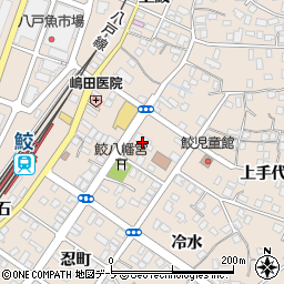 青い森信用金庫鮫支店周辺の地図