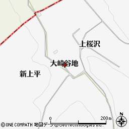 青森県八戸市尻内町大崎谷地周辺の地図