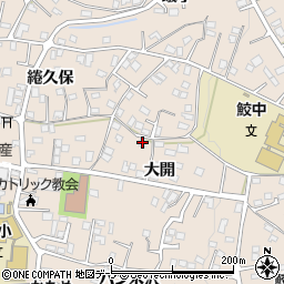 青森県八戸市鮫町大開18-10周辺の地図