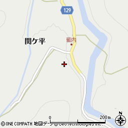 青森県弘前市藍内関ケ平41周辺の地図