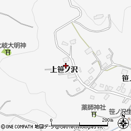 青森県八戸市尻内町上笹ノ沢8周辺の地図