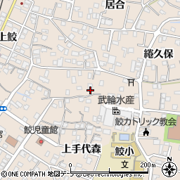 青森県八戸市鮫町下手代森周辺の地図
