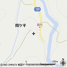 青森県弘前市藍内関ケ平43周辺の地図