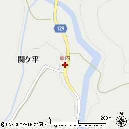 青森県弘前市藍内関ケ平65周辺の地図