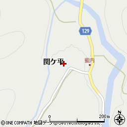 青森県弘前市藍内関ケ平13周辺の地図