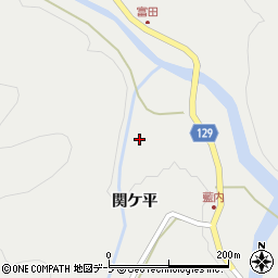 青森県弘前市藍内関ケ平5周辺の地図