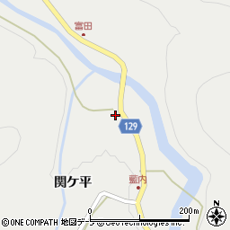 青森県弘前市藍内関ケ平7周辺の地図