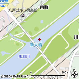 新大橋周辺の地図