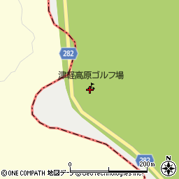 青森県平川市小国深沢周辺の地図