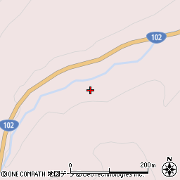 ソスペ川周辺の地図