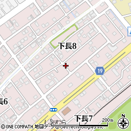青森県八戸市下長8丁目周辺の地図
