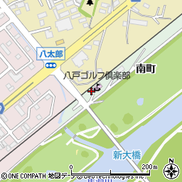 青森県八戸市河原木左比代周辺の地図