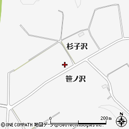 青森県八戸市尻内町杉子沢周辺の地図
