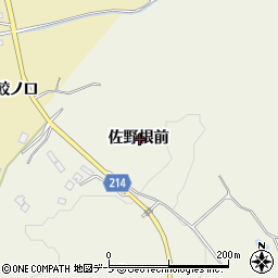 青森県三戸郡五戸町切谷内佐野根前周辺の地図