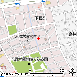 青森県八戸市下長5丁目周辺の地図