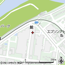 青森県八戸市河原木館周辺の地図