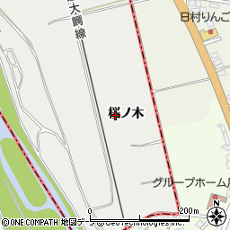青森県弘前市小金崎桜ノ木周辺の地図