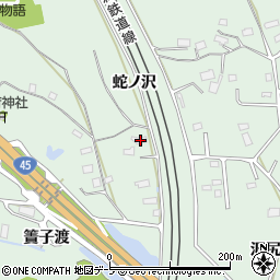 青森県八戸市河原木簀子渡6周辺の地図