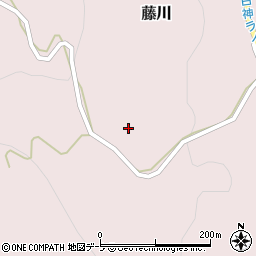 青森県西目屋村（中津軽郡）藤川周辺の地図
