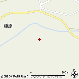 青森県十和田市米田渡場周辺の地図