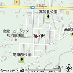 青森県八戸市河原木袖ノ沢周辺の地図