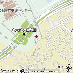 蓮沼神社周辺の地図