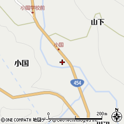 青森県平川市小国浅瀬石山91周辺の地図