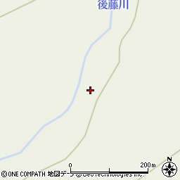 青森県十和田市米田大岩周辺の地図
