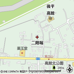 青森県八戸市河原木二階堀2周辺の地図