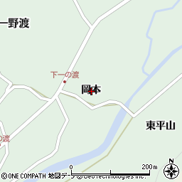 青森県弘前市一野渡岡本周辺の地図